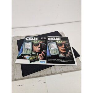 2009 Clue Secrets & Spies Board Game Replacement Parts Game Board Instructions